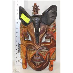 WOOD CARVED MASK FROM KENYA (1998)