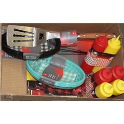 LOT OF NEW GRILL ITEMS INCL 2 SETS DINER STYLE