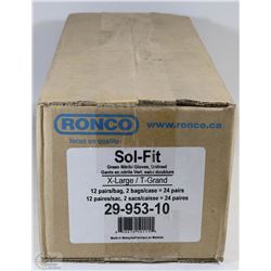 CASE OF X-LARGE GREEN NITRILE GLOVES