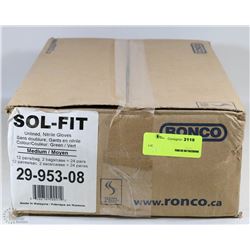 CASE OF NITRILE GLOVES SIZE MEDIUM