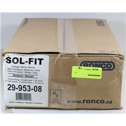 CASE OF NITRILE GLOVES SIZE MEDIUM