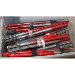 TOTE OF SDS MAX CONCRETE BREAKER BITS
