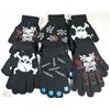 Image 1 : 6 PACK OF GLOW IN THE DARK GLOVES