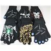 Image 1 : 6 PACK OF GLOW IN THE DARK GLOVES