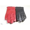 Image 1 : 2 PAIRS OF LADIES LEATHER GLOVES SIZE LARGE