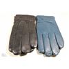 Image 1 : 2 PAIRS OF LADIES LEATHER GLOVES SIZE LARGE