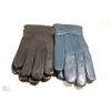 Image 1 : 2 PAIRS OF LADIES LEATHER GLOVES SIZE LARGE