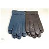 Image 1 : 2 PAIRS OF LADIES LEATHER GLOVES SIZE LARGE
