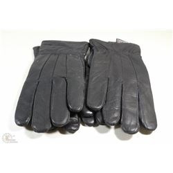 2 PAIRS OF LADIES LEATHER GLOVES SIZE LARGE