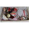 Image 1 : BOX FULL OF CHRISTMAS DECOR INCL. ELF,