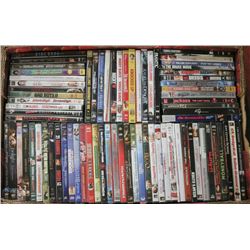 BOX OF 75 DVDS, VARIOUS TITLES