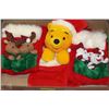 Image 1 : WINNIE THE POOH REINDEER AND BEAR STOCKINGS