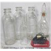 Image 1 : VINTAGE SET OF 3 MILK BOTTLES /CANTER & MORE