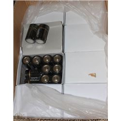BOX W/8 BOXES OF 12 NEW "D" SIZE