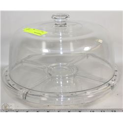 LIDDED CAKE PLATTER