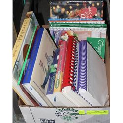 BOX OF POPULAR COOKBOOKS INCL. JAMIE