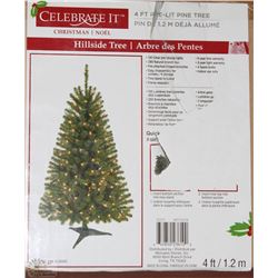 4' PRE LIT CHRISTMAS TREE