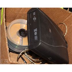 HP DVD 1040 EXTERNAL DVD/CD BURNER