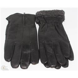 2 PACK MENS LEATHER GLOVES SIZE LARGE