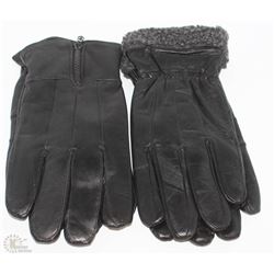 2 PACK MENS LEATHER GLOVES SIZE LARGE