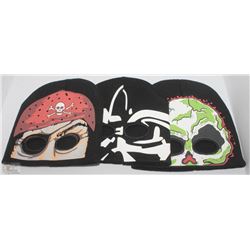 3 PACK OF GLOW IN THE DARK TOQUES