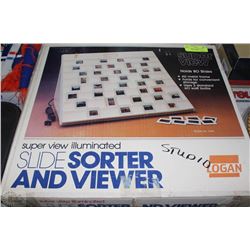 SUPER VIEW ILLUMINED SLIDE SORTER AND VIEWER