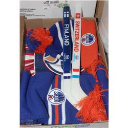 OILERS TOUGH SCARF AND TOWEL