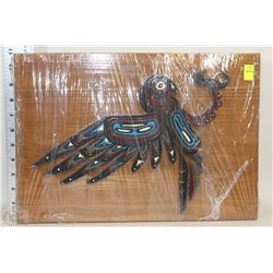 SEGMENTED ART BY DEREK MADAY "OWL"