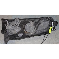 SEADOO SNORKEL SET WITH CARRYING BAG