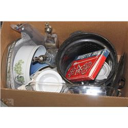 LOT OF MISC. KITCHEN & BAKEWARE