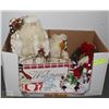 Image 1 : BOX W/CHRISTMAS ILLUMINATING ST. NICK,