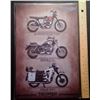 Image 1 : VINTAGE STYLE TIN TRIUMPH MOTORCYCLE SIGN