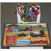 Image 1 : BATTERY OPERATED TRAIN SET WITH HERO FIGURINES
