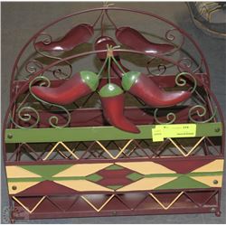 HOT PEPPER METAL STORAGE PIECE