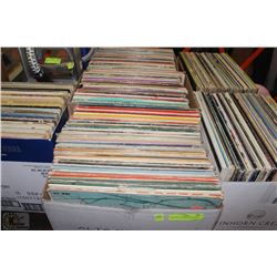 6 BOXES OF ASSORTED RECORDS