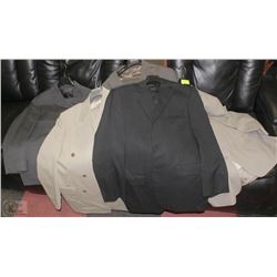 LOT OF 5 MENS SUITS - SIZES RANGE FROM 42 - 44