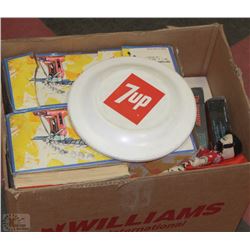 #11)BOX W/ ASSORTED ITEMS INCL NEW IN BOX WIRELESS