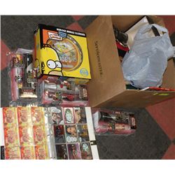 #4)BOX OF ASSORTED VINTAGE & MORE INCL NEW IN BOX