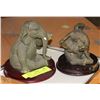 Image 1 : A PAIR OF RUBY'S COLLECTIBLES ELEPHANT STATUES