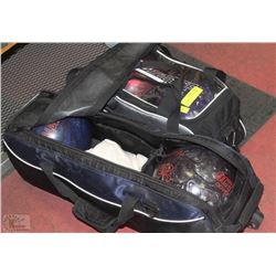 2 BAGS WITH 2 BOWLING BAGS IN EACH