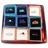 Image 1 : LOT OF 9 LADIES FASHION RINGS