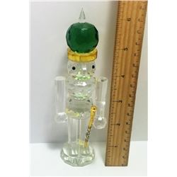 ART GLASS NUT CRACKER SCULPTURE