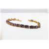 Image 1 : GOLD TONE SWAROVSKI CRYSTAL TENNIS BRACELET