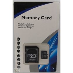 NEW 32GB MICRO SD CARD WITH ADAPTOR
