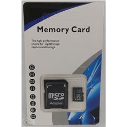 NEW 32GB MICRO SD CARD WITH ADAPTOR