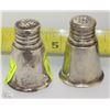 Image 1 : VINTAGE STERLING SILVER SALT AND PEPPER SHAKER
