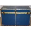 Image 1 : BLUE STEAMER TRUNK