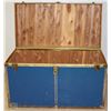 Image 2 : BLUE STEAMER TRUNK