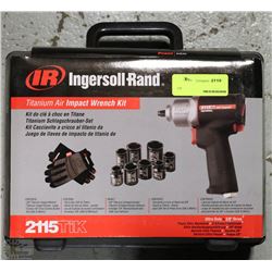NEW INGERSOLL-RAND TITANIUM AIR IMPACT WRENCH KIT