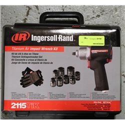 NEW INGERSOLL-RAND TITANIUM AIR IMPACT WRENCH KIT
